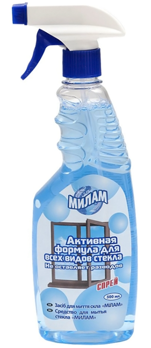 МІЛАМ Засіб для скла 500мл спрей